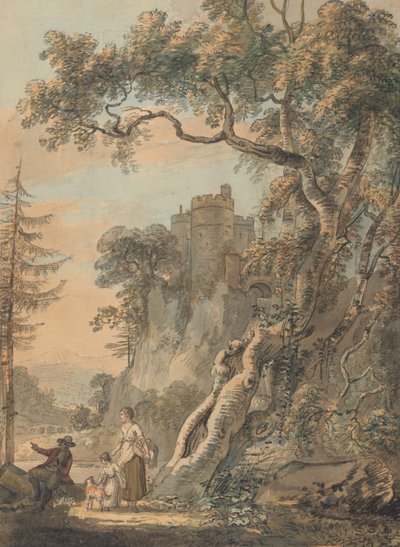 Romantic Landscape by Paul Sandby